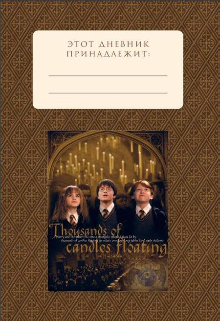 Фотография книги "Читательский дневник. Гарри Поттер (32 л., твердый переплет, с наклейками)"