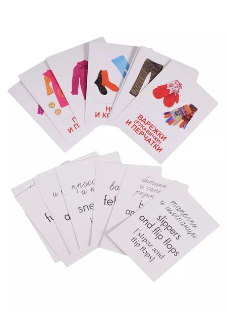 Фотография книги "Дем. картинки СУПЕР Одежда.16 раздаточных карточек с текстом(63х87мм)"