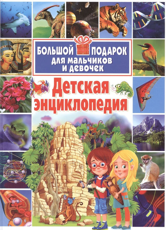 Обложка книги "Детская энциклопедия. Большой подарок для мальчиков и девочек."