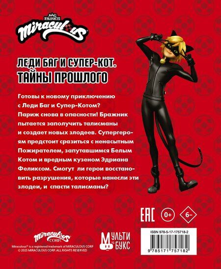 Фотография книги "Дина Владимировна: Леди Баг и Супер-Кот. Тайны Прошлого (Пожиратель, Белый кот, Феликс)"