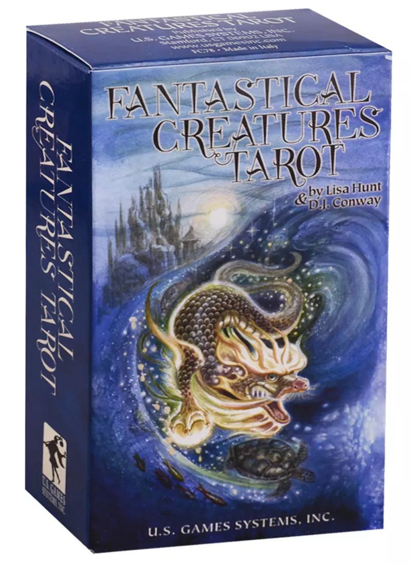 Обложка книги "Динна Дж.: Fantastical Creatures Tarot (78 карт + инструкция)"