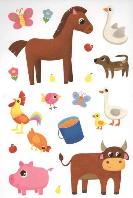 Фотография книги "Домашние животные. Панорамка с многоразовыми наклейками"