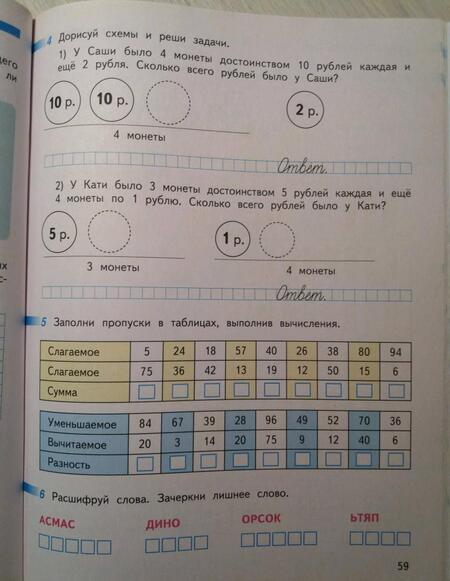 Фотография книги "Дорофеев, Миракова, Бука: Математика. 2 класс. Рабочая тетрадь. В 2-х частях. ФГОС"