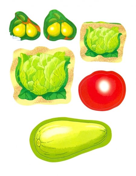 Фотография книги "Фрукты и овощи"