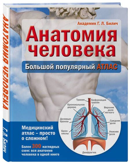 Фотография книги "Габриэль Билич: Анатомия человека: большой популярный атлас"