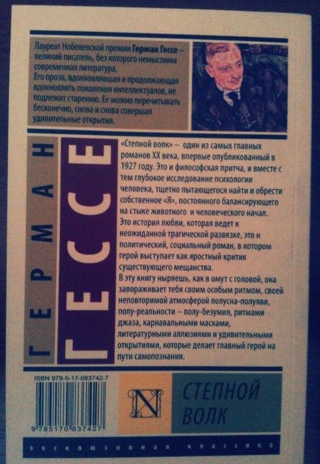 Фотография книги "Гессе: Степной волк"