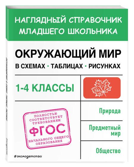 Фотография книги "Горохова: Окружающий мир в схемах, таблицах, рисунках. 1-4 классы. ФГОС"