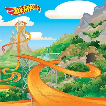 Фотография книги "Hot Wheels. Суперкары (плакат + 3D наклейки)"