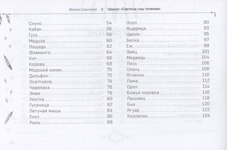 Фотография книги "Ирина Шишкина: Оракул Светлые сны тотемов (брошюра)"