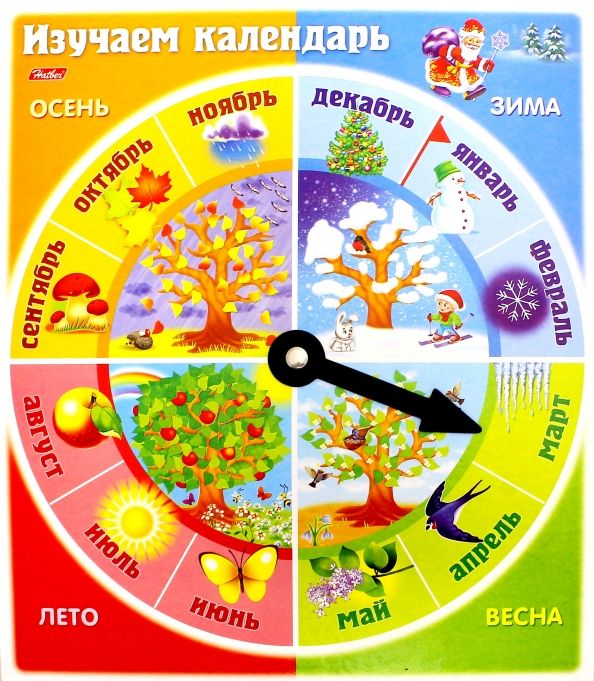 Обложка книги "Изучаем календарь"