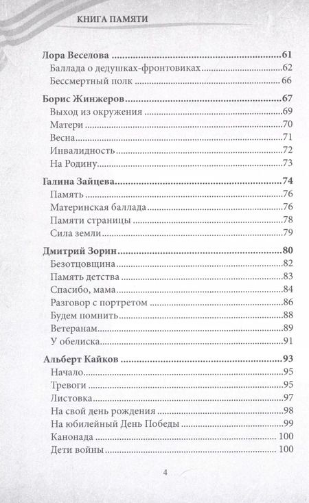Фотография книги "Книга памяти: сборник, посвященный 75-летию со дня Победы в Великой Отечественной войне"