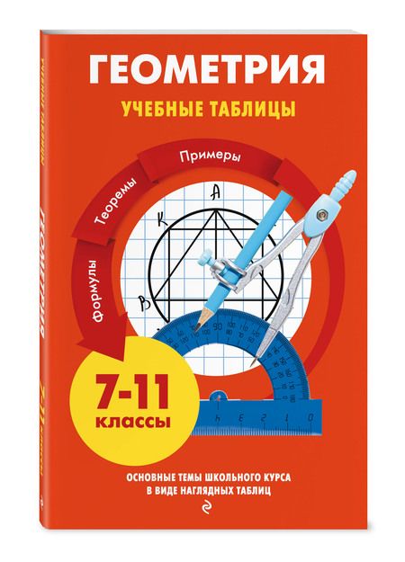 Фотография книги "Колесникова, Колесникова: Геометрия. Учебные таблицы. 7-11 классы"