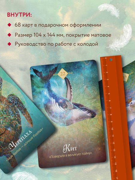 Фотография книги "Колетт Барон-Рид: The Spirit Animal Oracle. Духи животных. Оракул, 68 карт и руководство в подарочном оформлении"