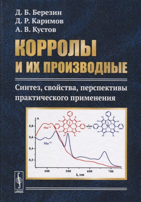 Обложка книги "Корролы и их производные: Синтез, свойства, перспективы практического применения"