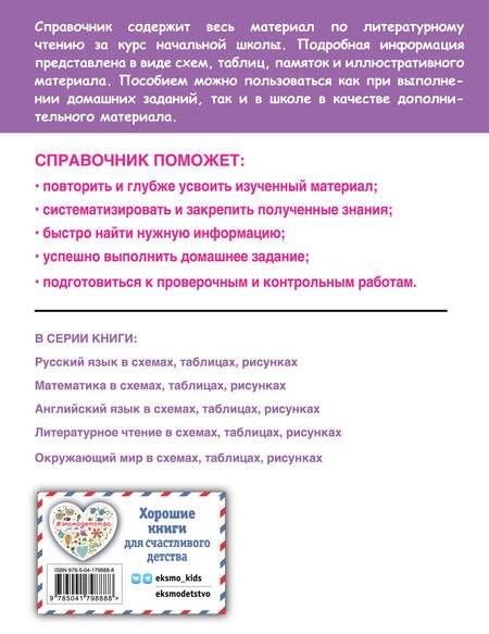 Фотография книги "Куликова: Литературное чтение в схемах, таблицах, рисунках. 1-4 классы. ФГОС"
