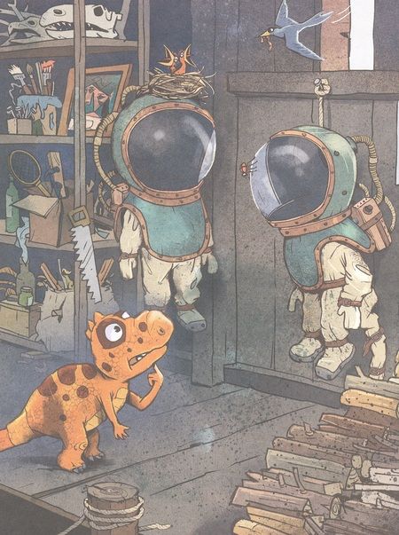 Фотография книги "Ларс Мэле: Друзья динозаврики. Гигантский осьминог"