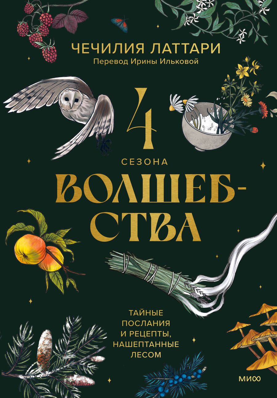Обложка книги "Латтари: Четыре сезона волшебства. Тайные послания и рецепты, нашептанные лесом"