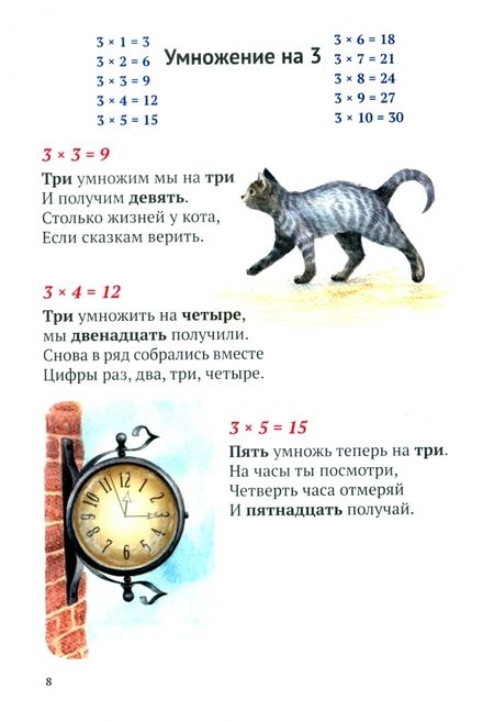 Фотография книги "Мария Белкина: Таблица умножения в стихах"