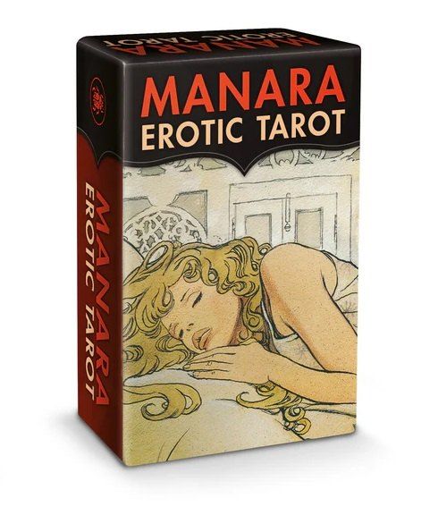 Обложка книги "Мило Манара: MANARA EROTIC TAROT MINI (78 карт+инструкция)"