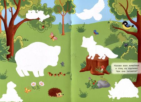 Фотография книги "МНОГОРАЗОВАЯ ВОДНАЯ РАСКРАСКА. В ЛЕСУ"