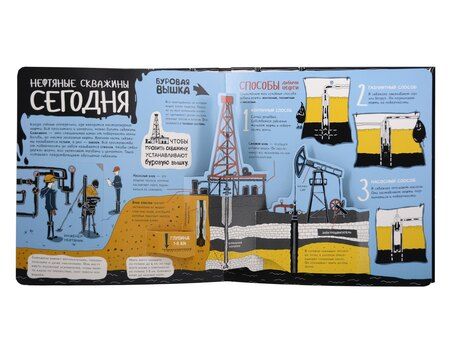 Фотография книги "Моя энциклопедия: Нефть. Черное золото. Книжка - панорамка"