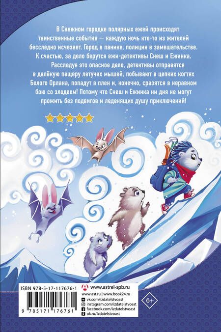 Фотография книги "Надежда Косолапкина: Снеш и Ежинка. Зимний детектив!"