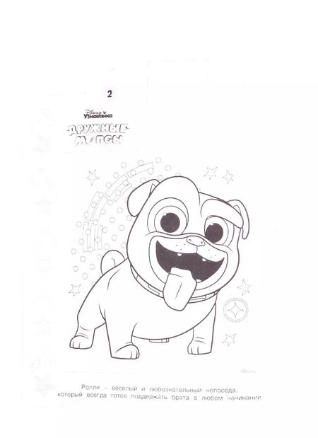 Фотография книги "Наклей и раскрась! "Дружные мопсы""