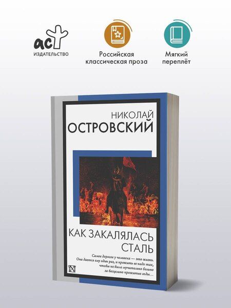 Фотография книги "Николай Островский: Как закалялась сталь"