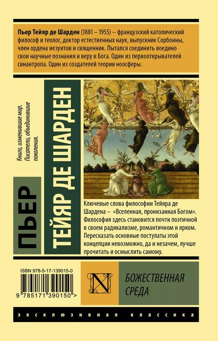 Фотография книги "Пьер Тейяр: Божественная среда"