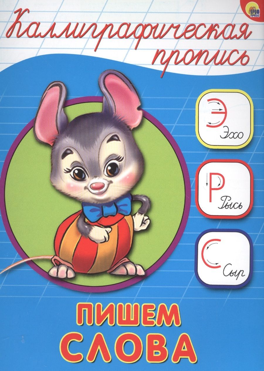 Обложка книги "Пишем слова"