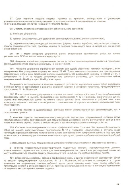 Фотография книги "Правила по охране труда при работе на высоте"