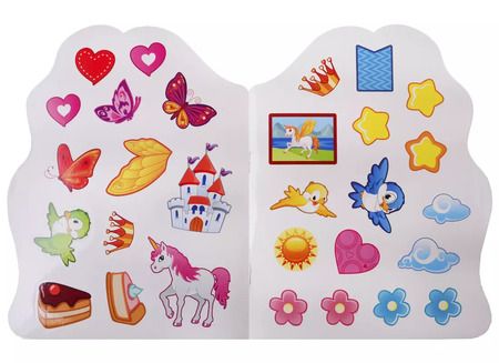 Фотография книги "Принцесса. Раскраска с наклейками!"