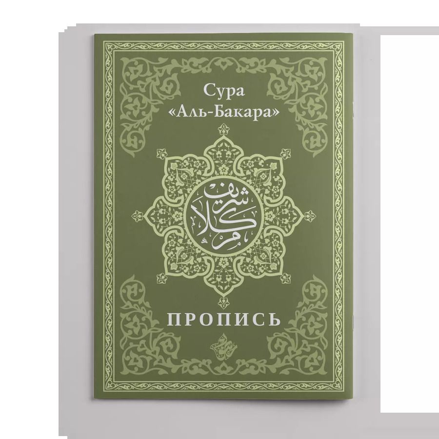 Обложка книги "Пропись. Сура «Аль-Бакара»"