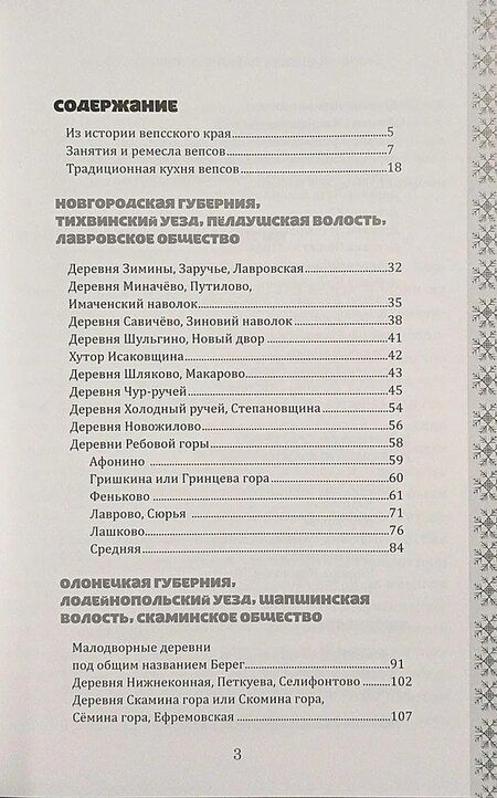 Фотография книги "Прошлое и настоящее вепсских деревень. Краеведческий очерк"