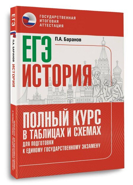 Фотография книги "Пётр Анатольевич: ЕГЭ. История. Полный курс в таблицах и схемах для подготовки к ЕГЭ"