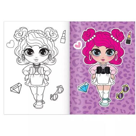 Фотография книги "Раскраска "WOW Girls. Модный показ""