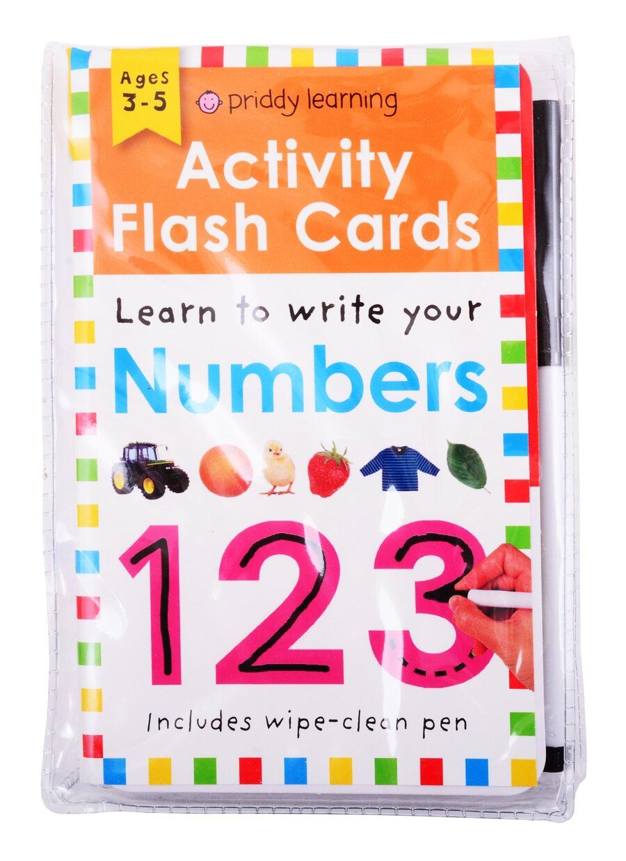 Обложка книги "Roger Priddy: Activity Flash Cards Numbers"