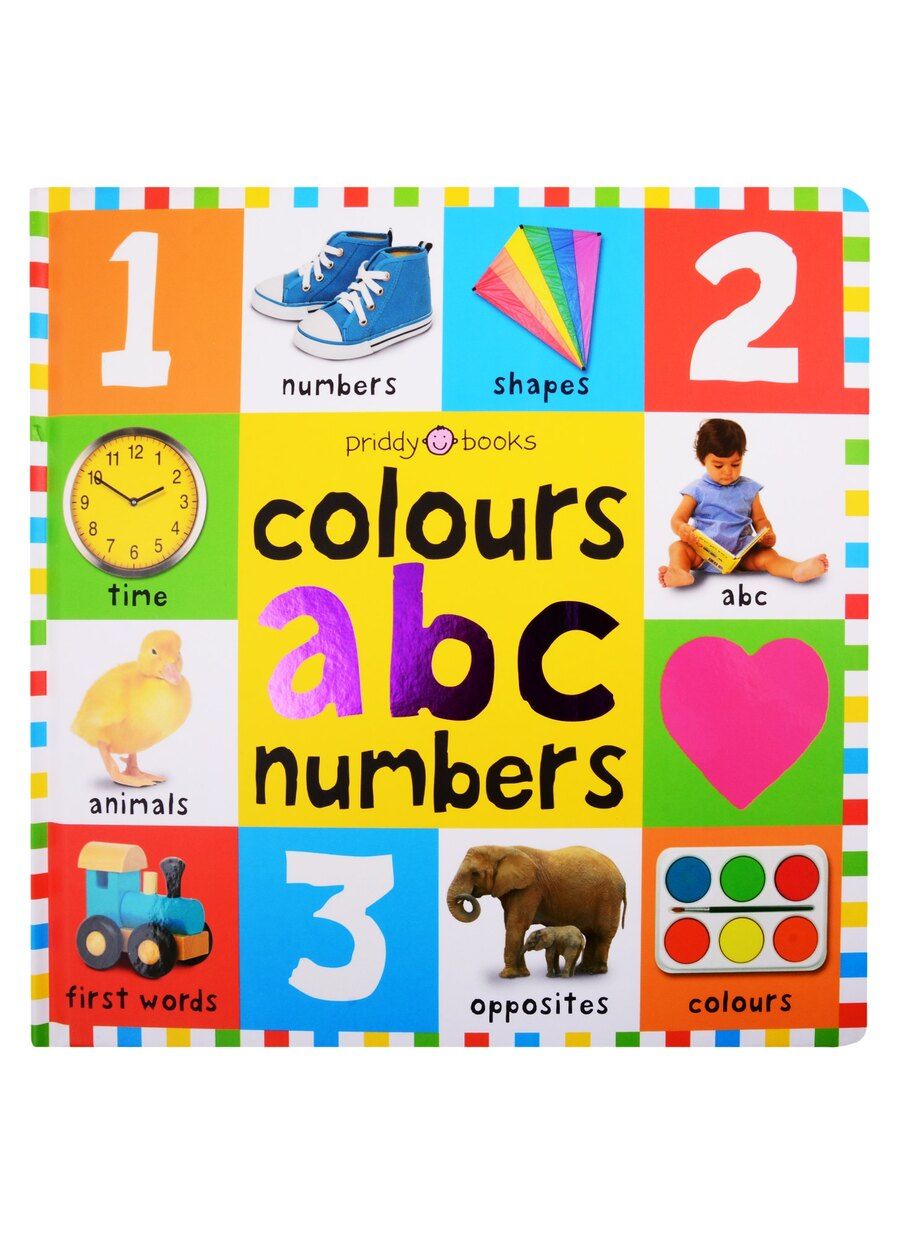 Обложка книги "Roger Priddy: Colours ABC Numbers"