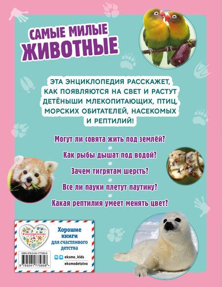 Фотография книги "Самые милые животные. Большая энциклопедия для маленьких"