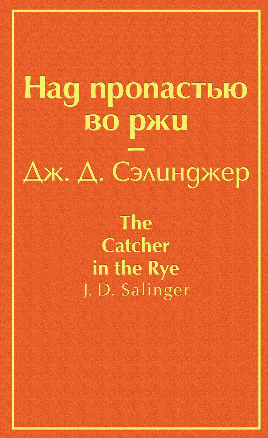 Обложка книги "Сэлинджер: Над пропастью во ржи"