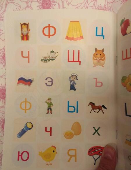 Фотография книги "Сильвия Бурдек: Учим и пишем буквы от Ф до Я"