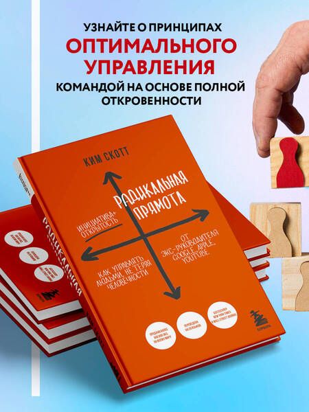 Фотография книги "Скотт: Радикальная прямота. Как управлять людьми, не теряя человечности"