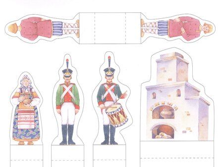 Фотография книги "Солдатская загадка. Русская народная сказка. Книжка-игрушка"