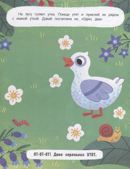 Фотография книги "Степанова: 1, 2, 3, счет! Книжка с наклейками"