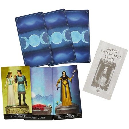Фотография книги "Таро Аввалон, Silver witchcraft Tarot (78 карт) (коробка)"
