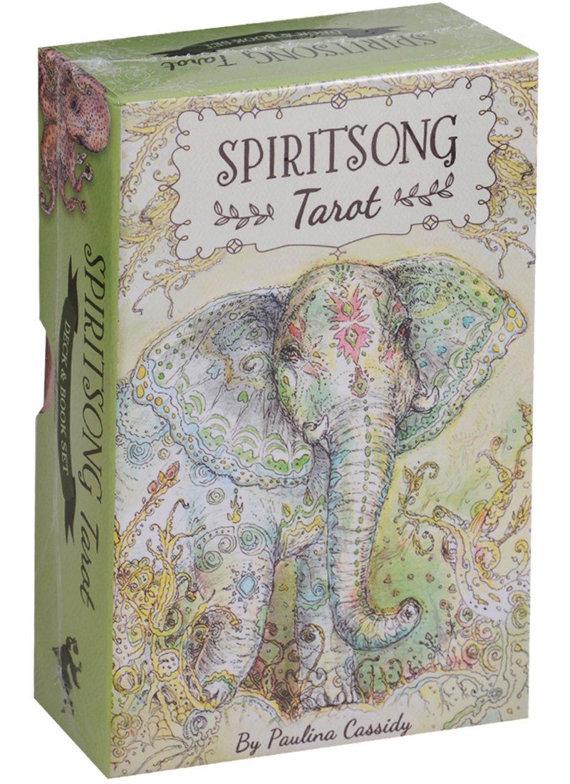 Обложка книги "Таро Аввалон, Spiritsong Tarot Таро Песня Духа (карты+инструкция) (на англ. яз.) (коробка) (ПИ)"