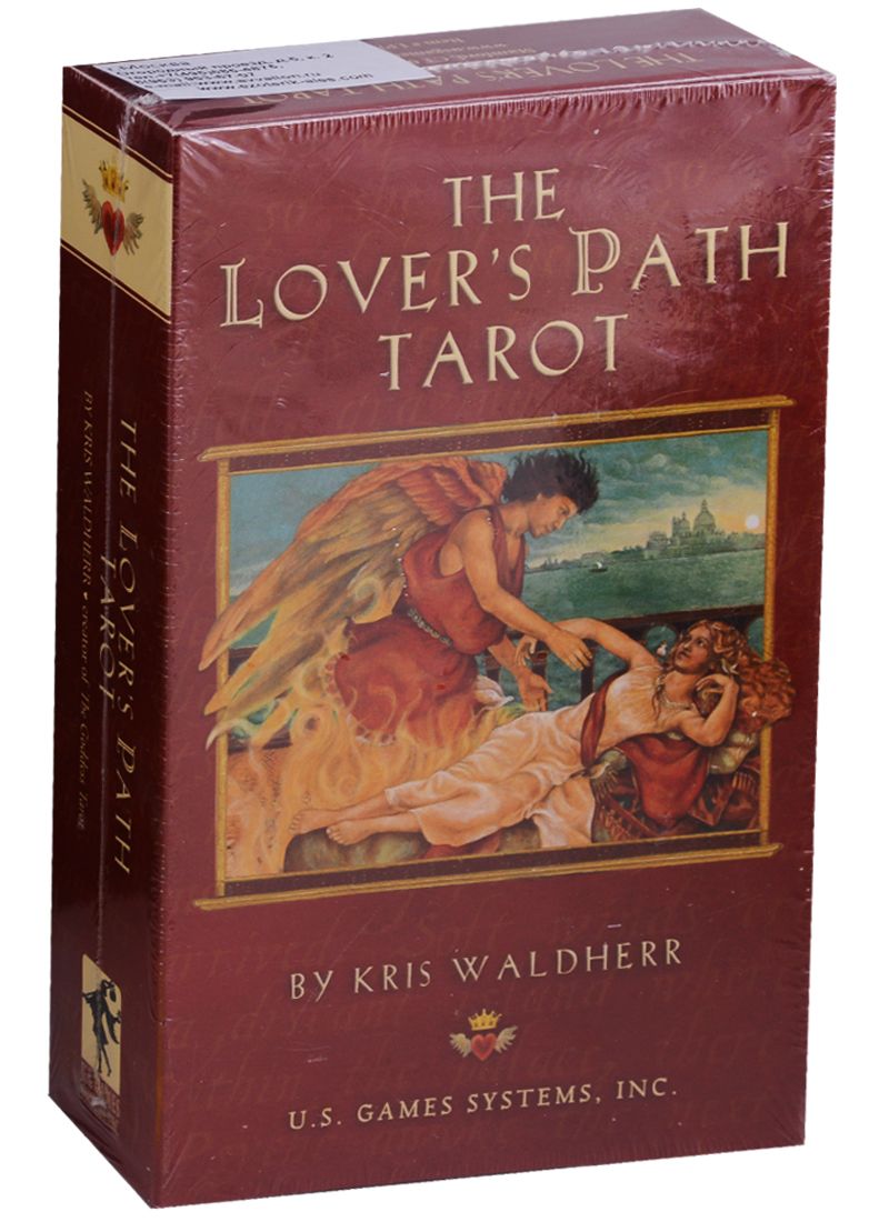 Обложка книги "Таро Аввалон, The Lover’s Path Tarot Premier Edition Путь любви люкс (набор с листом скатертью) (карты+инструкция)"
