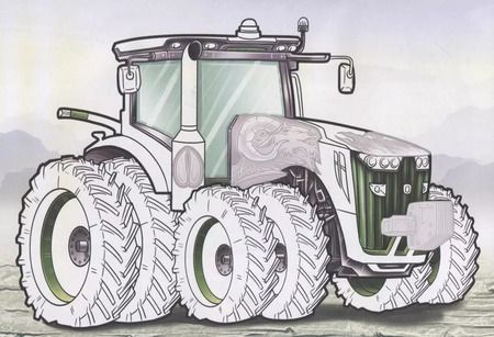 Фотография книги "Тракторы (с наклейками)"