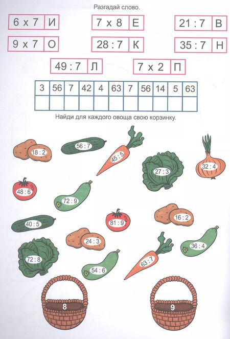 Фотография книги "Тренажер по математике. Умножение и деление (8+)"