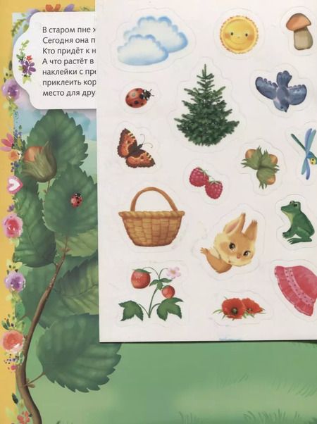 Фотография книги "В гостях у лесных жителей. Развивающая игра с многоразовыми наклейками"